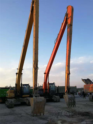 河道清理淤泥加長臂 挖掘機加長臂定制 濟寧宣創(chuàng)工程機械設(shè)備